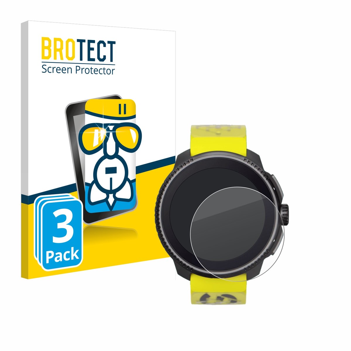Screenprotector 3 Stuks voor Suunto Race / 2 Beschermglas transparant