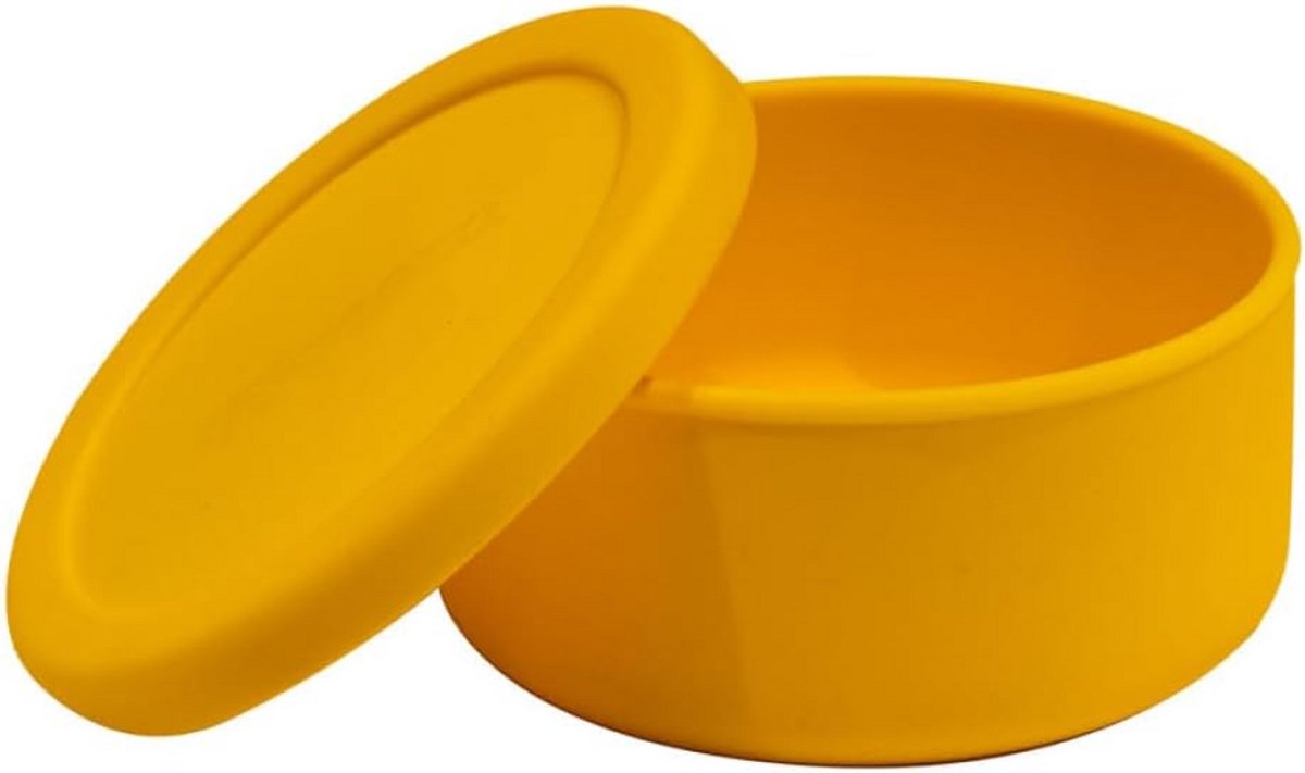 Flexibele Siliconen Deegroller Box met Deksel voor Pizza en Brood, 1300 ml