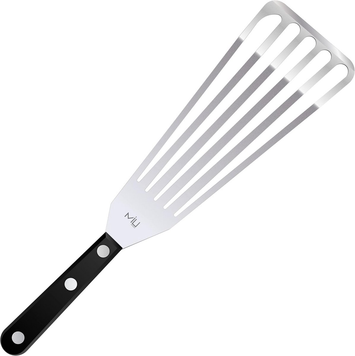 Stevige en Flexibele Keukenspatel van Roestvrij Staal voor BBQ en Pannen