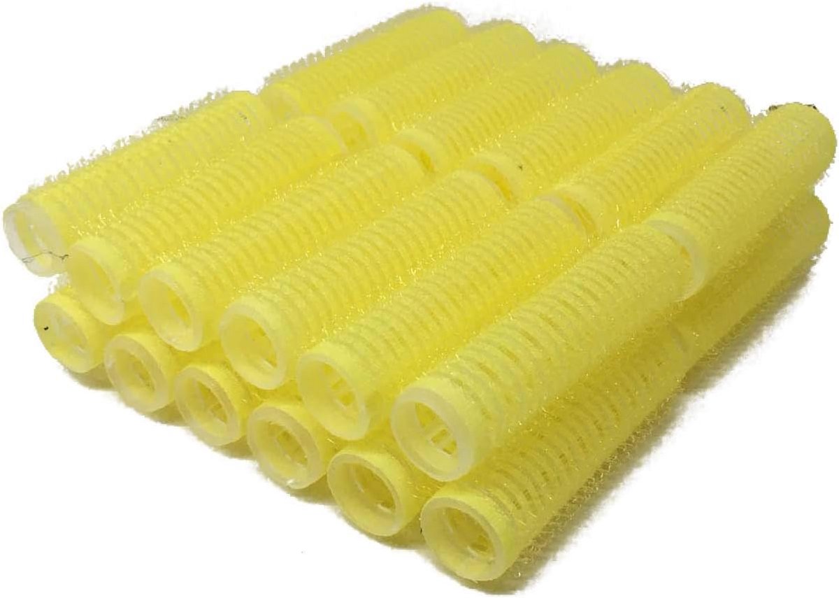 24 Stuks Mini Haarrollers Zelfgrip Geventileerd voor Volume en Krullen