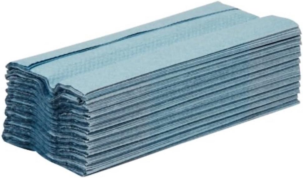 C-Vouw Handdoek Dispensers Blauw - Groot Verpakking