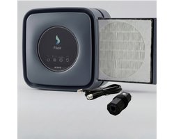 Filair Luchtreiniger - Met Print link - 3 in 1 filter - Luchtreiniger bij printer - Luchtzuiveraar met Hepa filter - Koolstoffilter - Magnetisch - Air Purifier - 30m² - Printer - Zwart