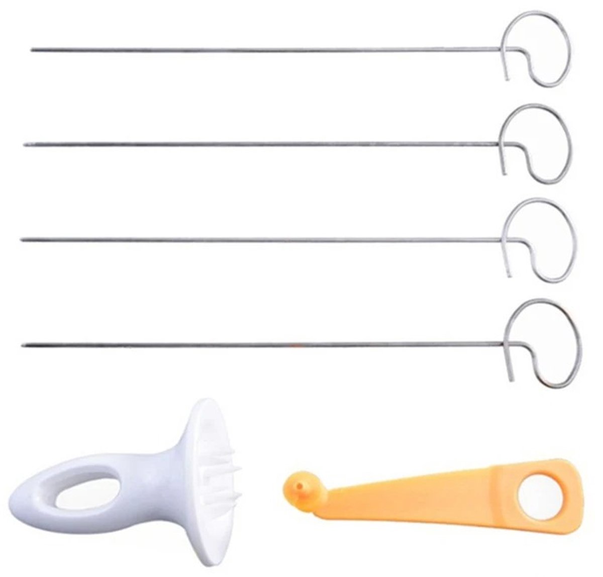 WiseGoods Premium Aardappel Op Stok Snijder - Potato Twister - Chips Maker Set - RVS Spirello Frietsnijder - Koken - 6 Stuks