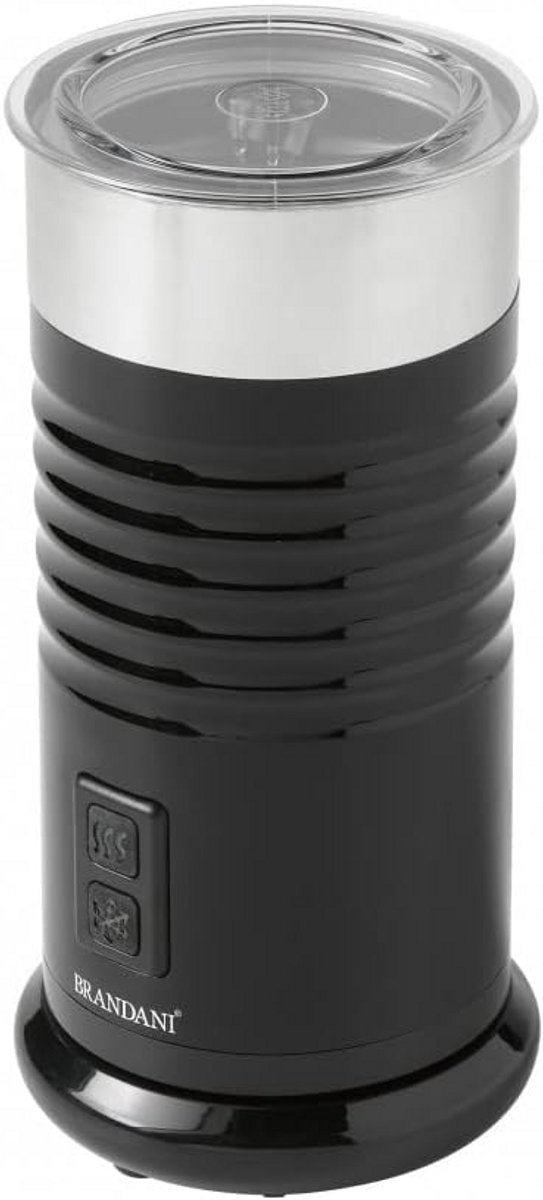 Automatische Melkopschuimer RVS Zwart XL - Ideaal voor Cappuccino en Latte Macchiato
