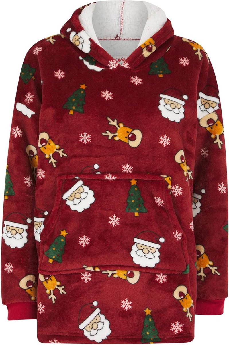 Warme Fleece Dekentrui voor Kinderen - Oversized Hoodie met Voering