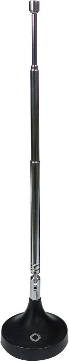 Telescopische DAB+ FM Radio Antenne met Magneetvoet en Adapter voor Kristalheldere Ontvangst
