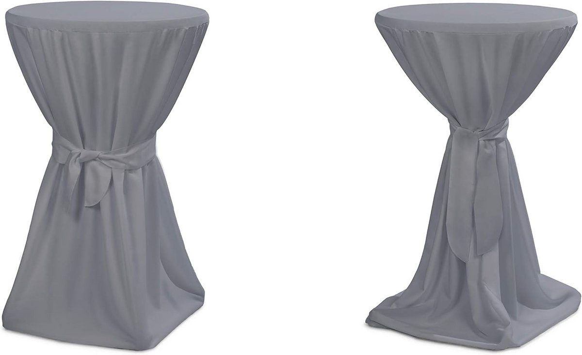 Elegante Statafelhoes Premium voor Ronde Bistrotafel (Ø 70cm) – Wasbaar Polyester