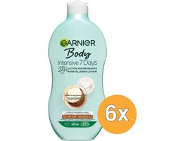 Garnier Body Lotion Intense 7 Days Shea Butter Zeer Droge Huid - Geschikt voor de zeer droge huid - 6x400ml