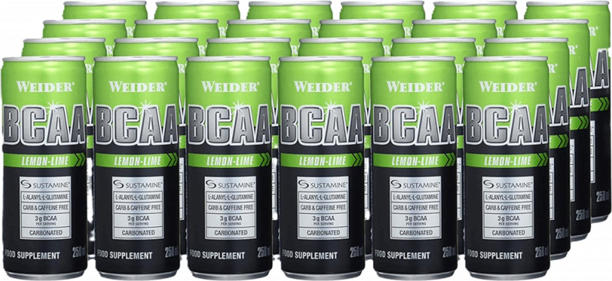 Weider BCAA Drink (24x250ml) Lemon-Lime - Aminozuren - BCAA