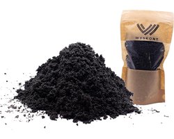 Zwart Aquariumgrind 10 kg - Fijn Kwartszand Bodemsubstraat 0,6-1,2 mm