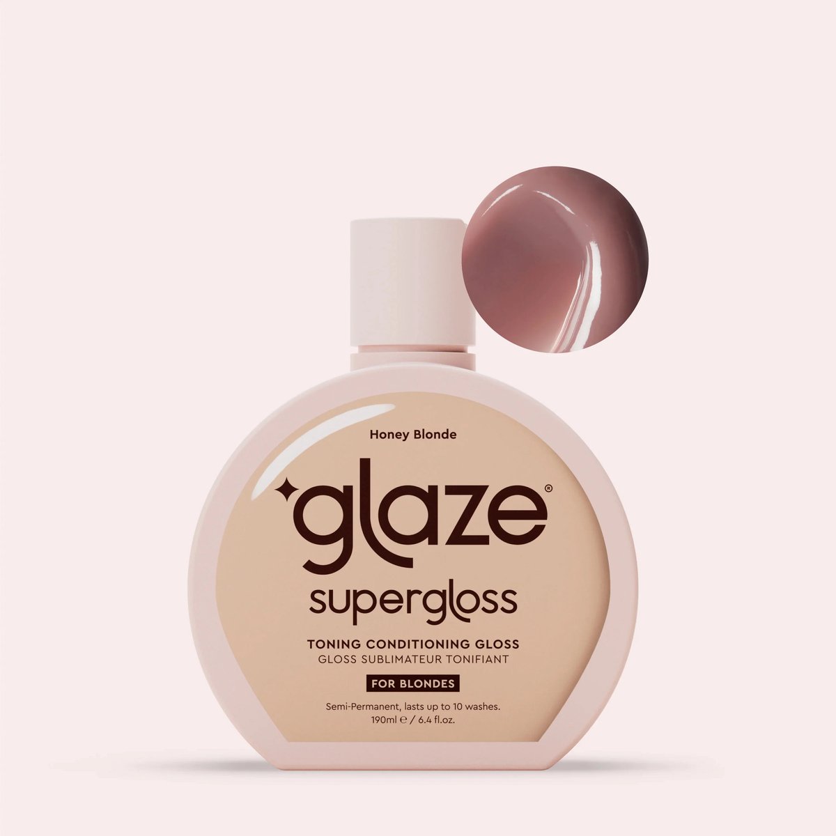 Glaze Hair Supergloss Honey Blonde - Toner - Toning conditioning gloss - Semi permanent