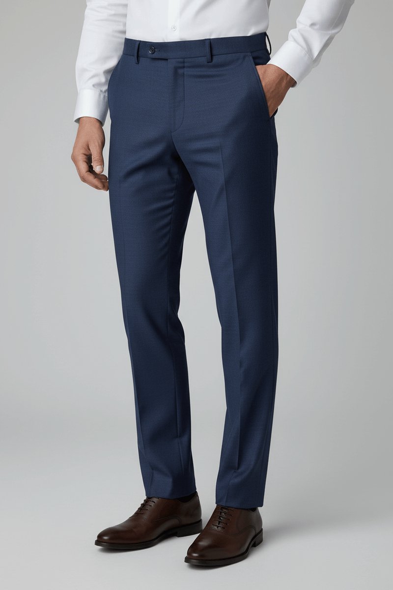 GENTS - Pantalon / broek herenblend - Polyblend - Navy - Maat 52/XL