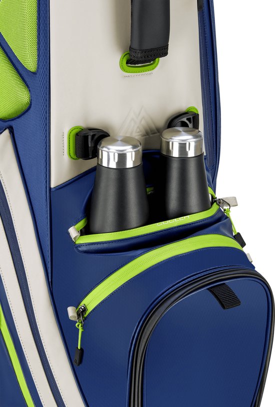 Big Max Dri Lite Hybrid Tour 2 - Waterwerende Golftas - Standbag - Navy Lime van Merkloos — afbeelding 2