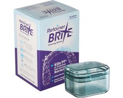 GREENVIDA Retainer Reinigingsset – Weekbak incl. Retainer Brite Reinigingstabletten 96 stuks - Retainer case