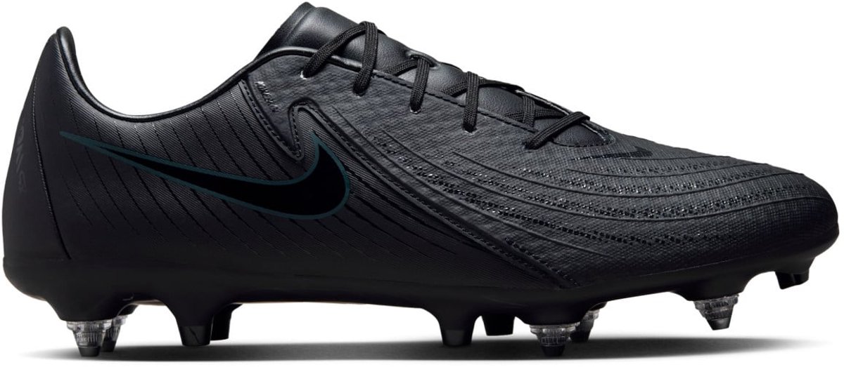 Zwarte Nike Phantom GX II ACAD SG-PRO AC voetbalschoenen voor heren, maat 40, zonder doosdeksel.