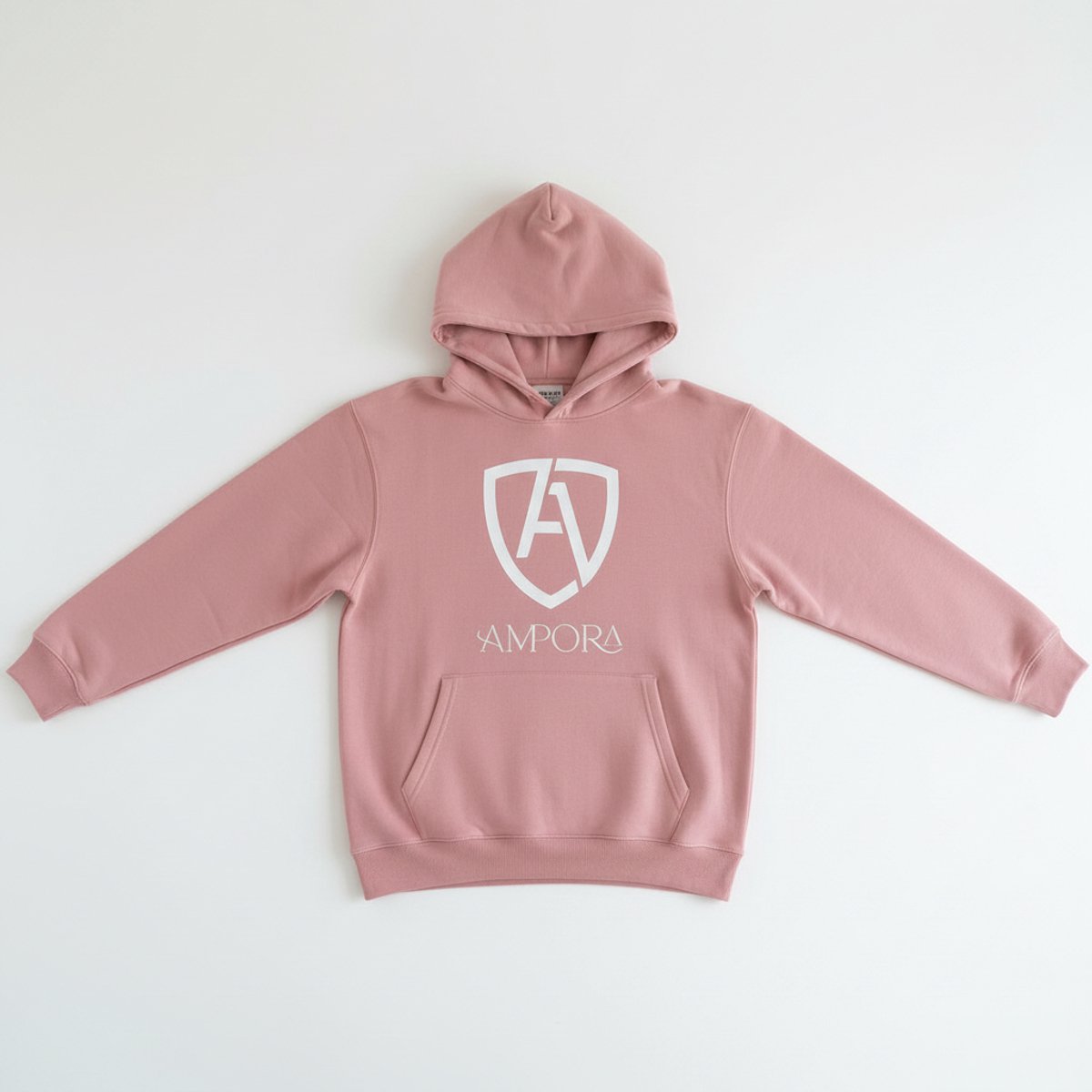 AMPORA Premium Unisex Hoodie - Zwart - 100% Katoen & Soft Fleece - De Ultieme Gym Essential