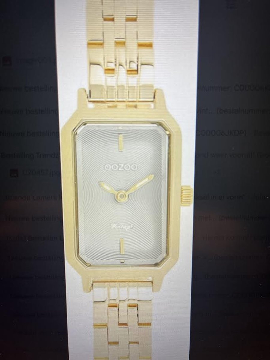 OOZOO horloge vintage serie C20457- Valentijn- Moederdag- Trendy - 2 jaar garantie- sieraad- musthave