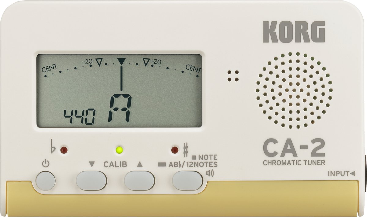 Korg Ca2 Gitaar Stemapparaat Wit