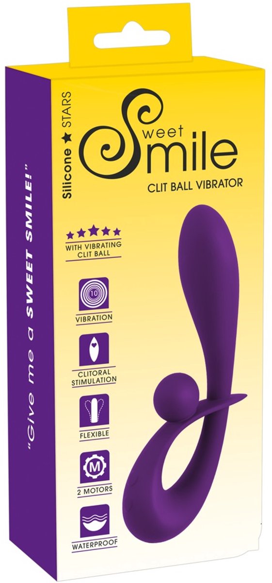 Sweet Smile Clit Ball Vibrator Lila