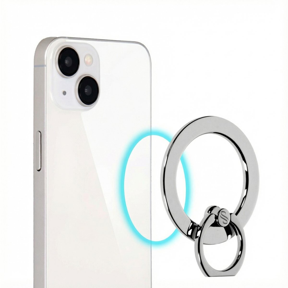 Selencia Telefoonring geschikt voor MagSafe - Zilver