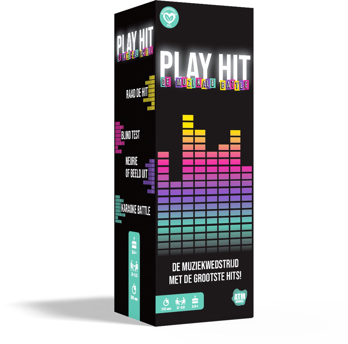 Play Hit: De Muzikale Battle – Actief & Hilarisch Partyspel - Perfect voor Feestjes en Familieavonden - Test je Muziekkennis!