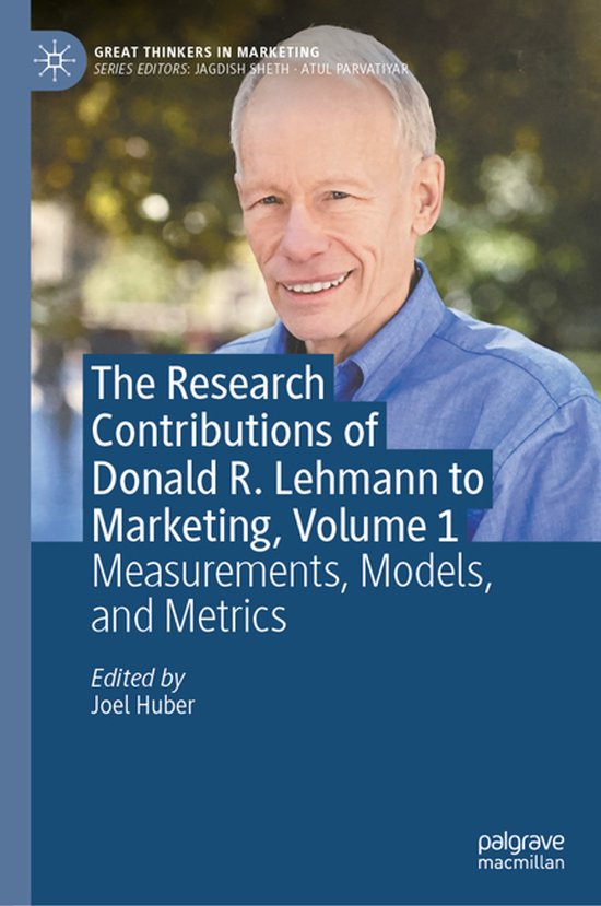 Great Thinkers in Marketing-The Research Contributions of Do ... - cover