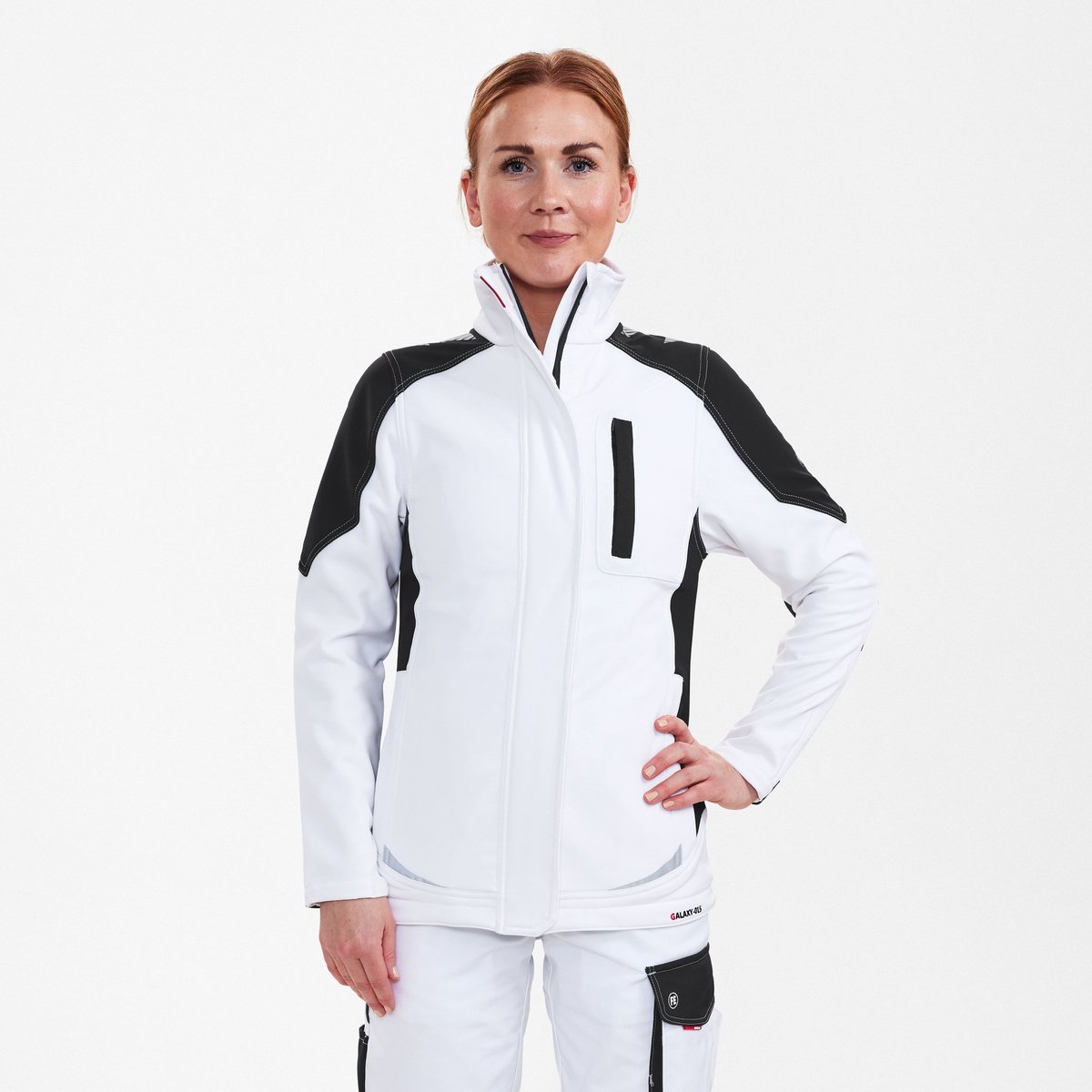 Engel Galaxy softshelljack voor dames 8815-229 - White / Anthracite Grey - XS