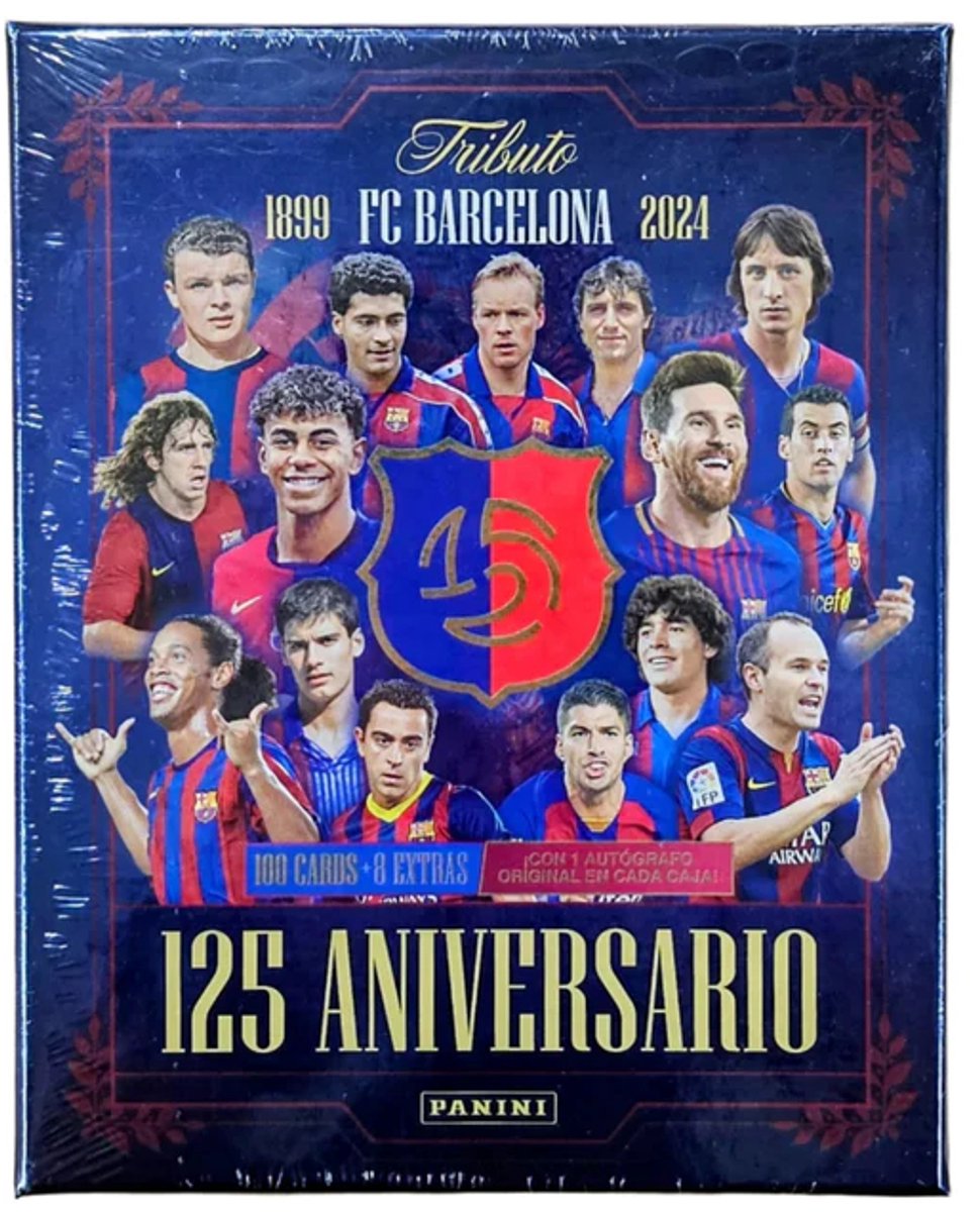 2024/25 Panini FC Barcelona Tribute 125th Anniversary Soccer Hobby