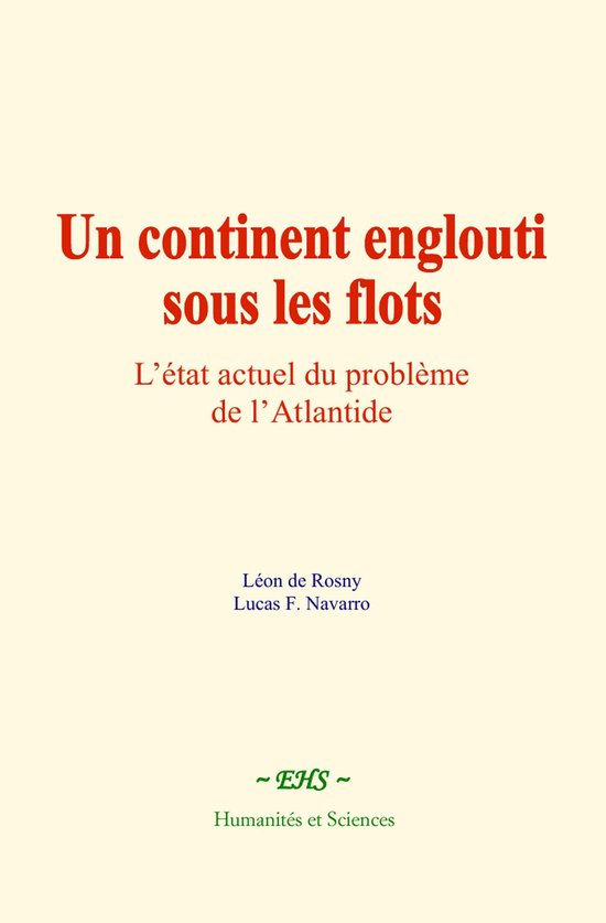 Un continent englouti sous les flots - cover