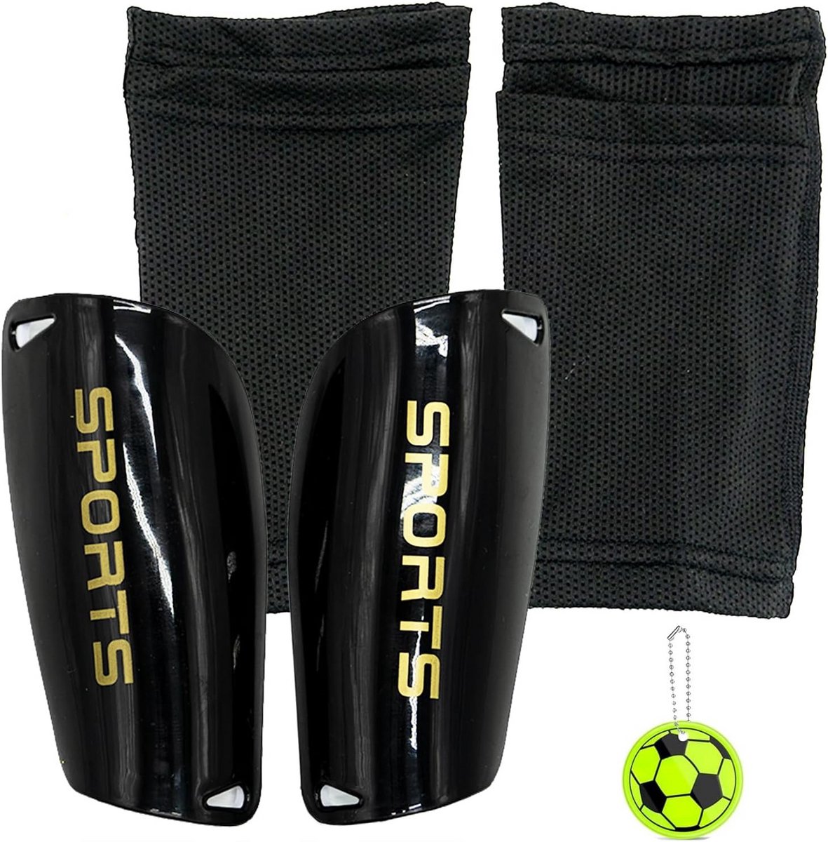 Voetbal Scheenbeschermers met Compressiekousen - Schokabsorberend en Flexibel voor Jongens en Meisjes