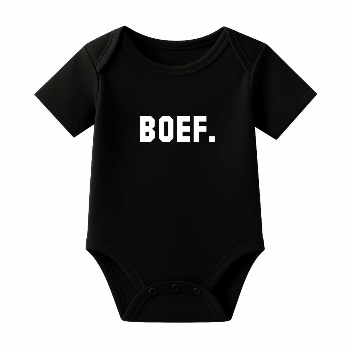 Romper Boef - zwart - korte mouw