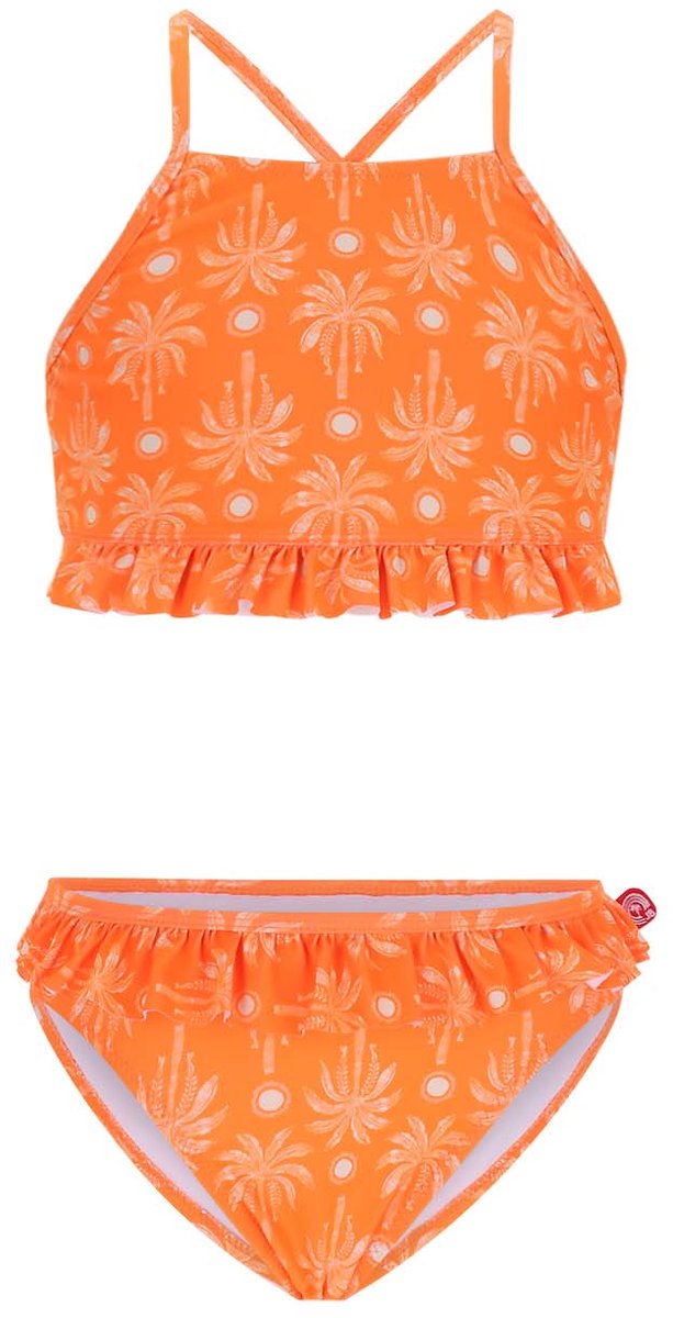 Just Beach J602-5015 Meisjes Bikini Palm tree ao Maat 158-164