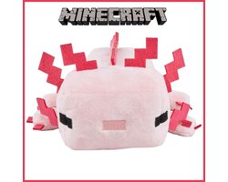 Axolotl - Minecraft Pluche Knuffel 30 cm - A Minecraft Movie Plush - Speelgoed Film Knuffels voor Kinderen Jongens Meisjes