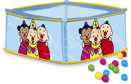 Bumba - Ballenbak - Ballenbad inclusief 50 kleurrijke ballen - Vierkant - Voor binnen en buiten - 75 x 75 x 30 cm van Bumba — afbeelding 2