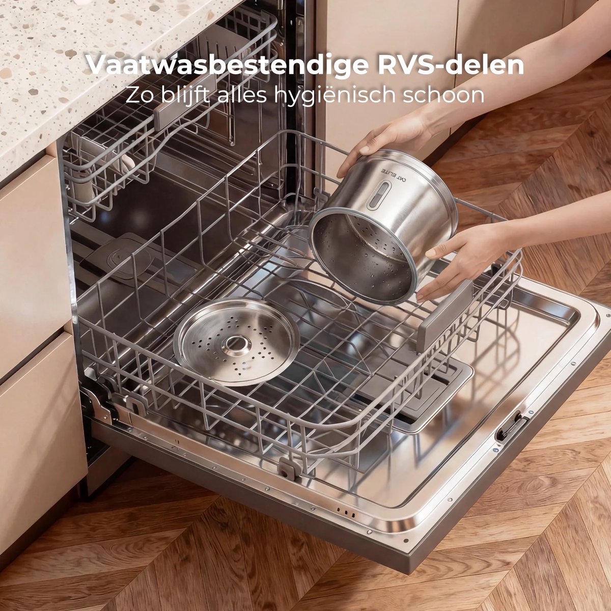 CatElite® - RVS Drinkfontein Kat | Mist - Waterdispenser incl. 3 filters - 2.5L Waterfontein Kat - Kattenfontein - Fluisterstil thumbnail 3