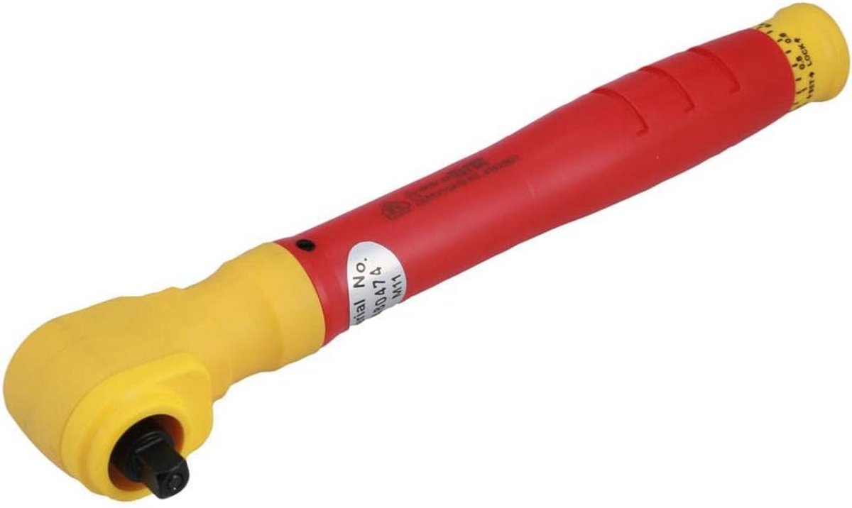 VDE Geïsoleerde Momentsleutel 3/8 Inch 6-30 Nm voor Veilig Werken onder Spanning