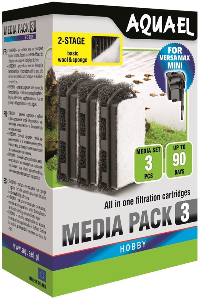 Aquael Filtercassette Versamax Mini - Type standaard