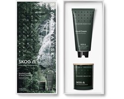 Skandinavisk Skog giftset geurkaars 65gr + handcrème 75ml