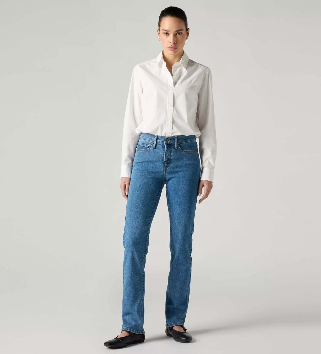 Levi’s Jeans 314 Shaping Recht Blauw