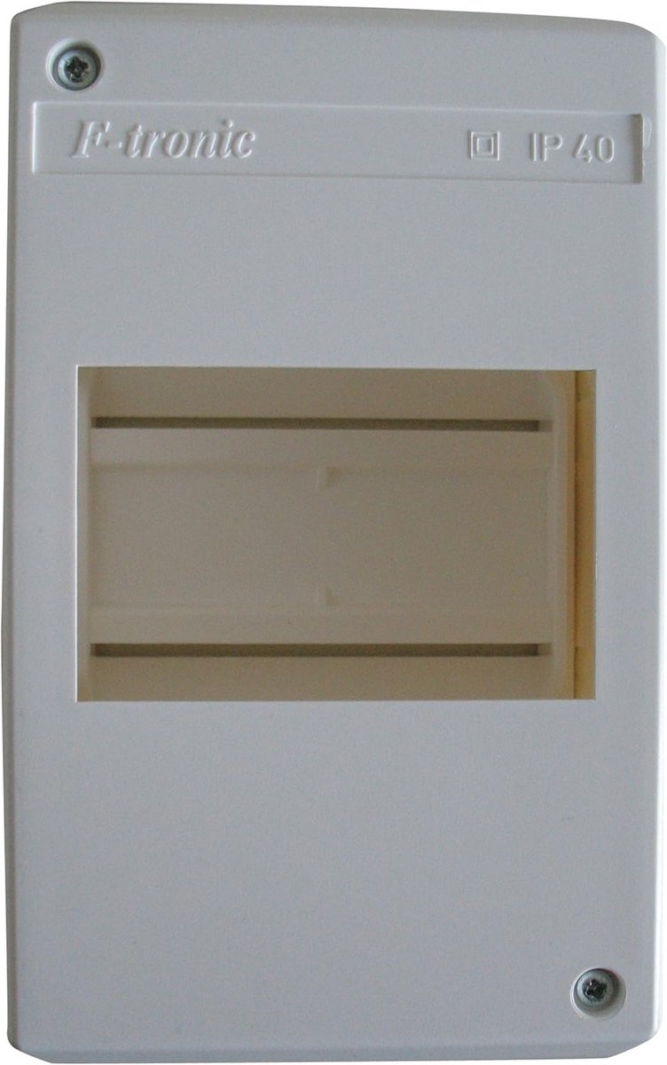 Kleine opbouw verdeelkast 1 rij 4 modules IP40