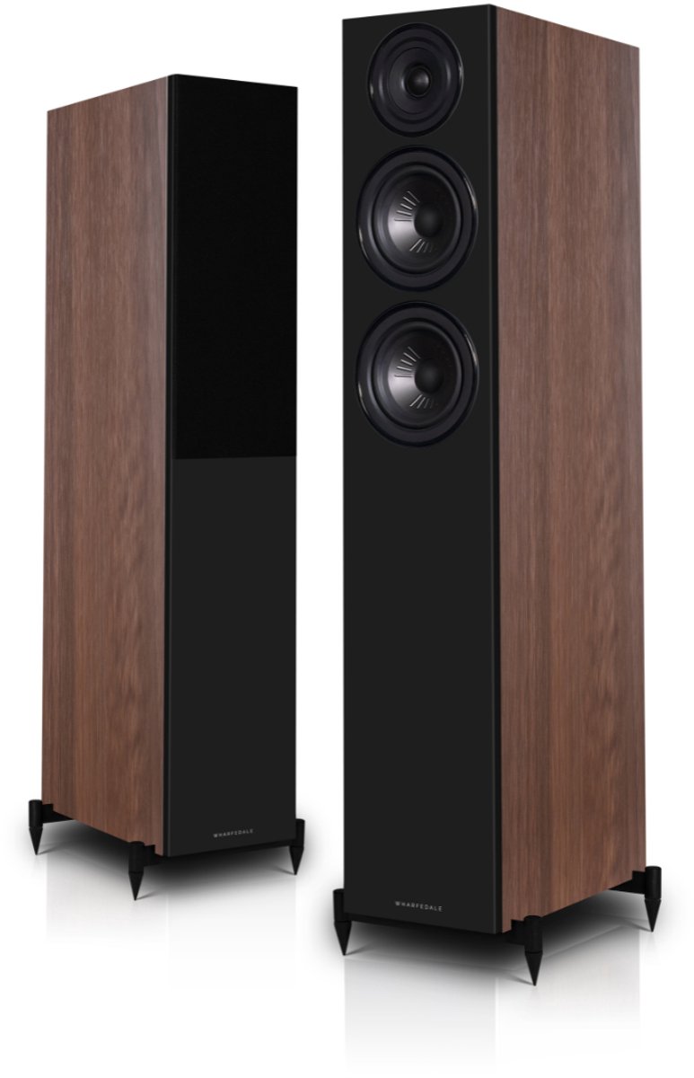 Wharfedale Diamond 12.3i Vloerstaande Speaker – Krachtige Bas – 2,5-weg – 130mm Driver – 38Hz-20kHz – Passieve Speaker – Walnoot