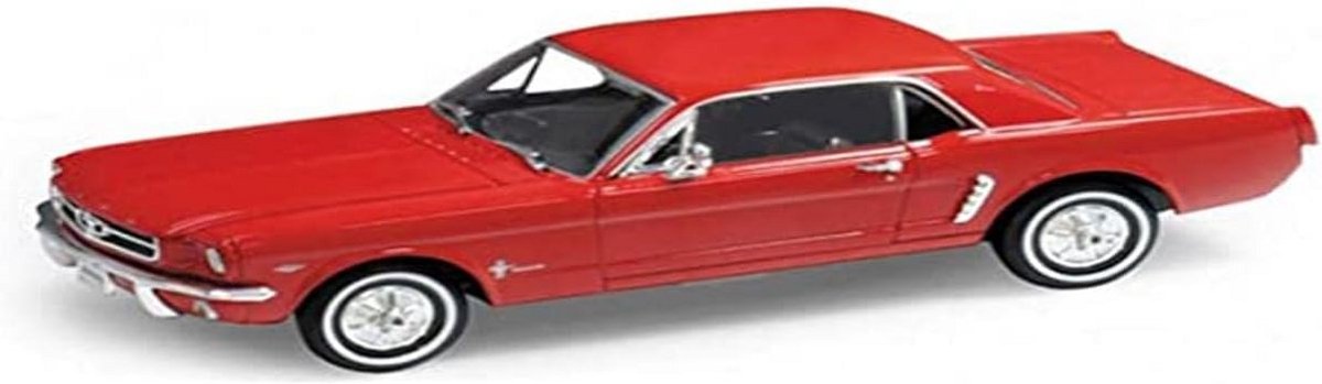 Klassieke Sportwagen Modelauto Zwart Jaar 1964 Schaal 1:24 Metaal Kunststof