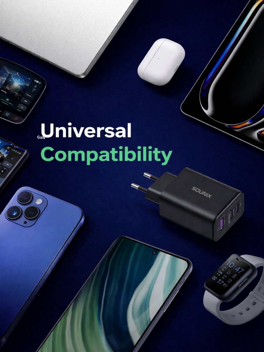 UGREEN Nexode Mini 30W PD USB-C Snellader GaN Adapter Grijs | gsmpunt