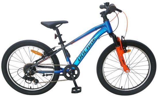 Volare Boost Kinderfiets - 20 inch - Blauw/Grijs - 7 Speed van Volare — afbeelding 3