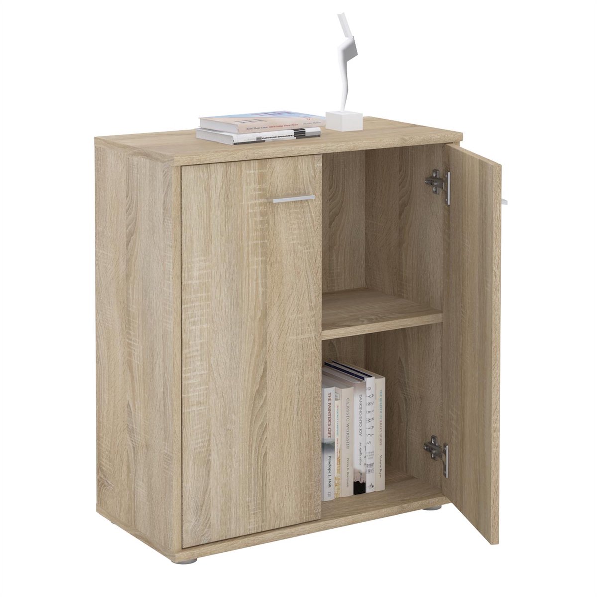 Commode TOMMY met 2 deuren - Sonoma-eik