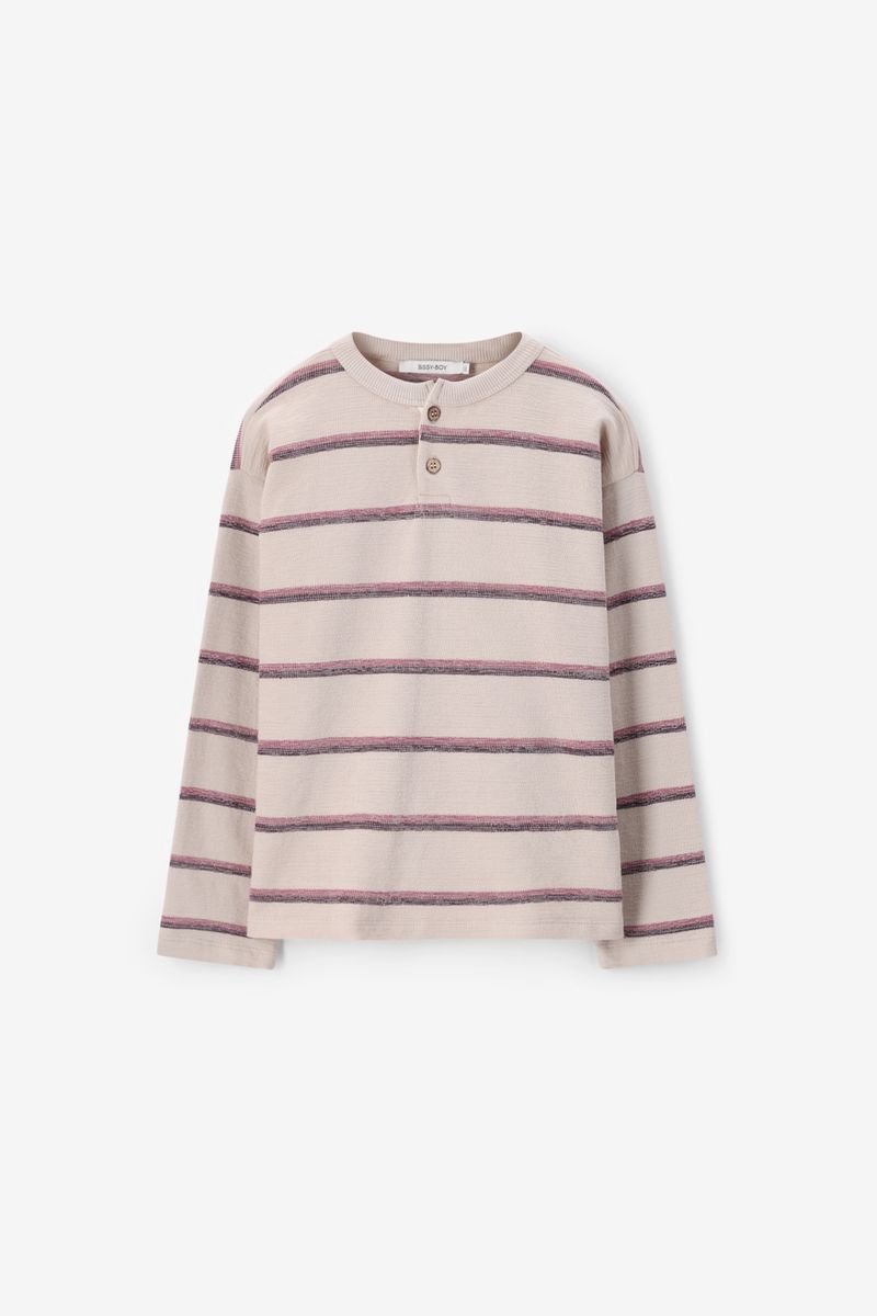 Sissy-Boy - Beige longsleeve met strepen