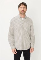 camel active Langarmshirt met button-downkraag - Maat - Olijfgroenmenswear-L