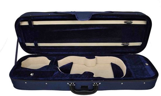 Leonardo VC-41-BU vioolkoffer 4/4 – rechthoekig – blauw