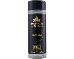 Hot - Vanilla 100ml Massage olie - Transparant