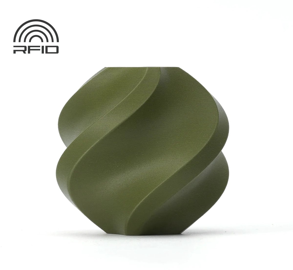 Bambu Lab - PLA Matte 1.75mm Filament – 1kg – donkergroen (dark green) - zonder spoel